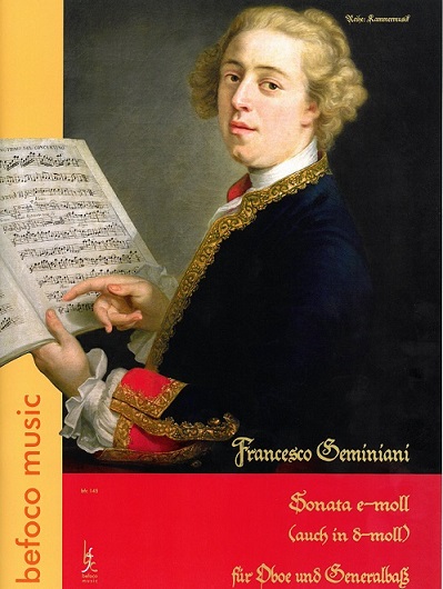 Geminiani: Sonate e-moll (auch d-moll St<br>mit Verzierungen von Geminiani /Befoco