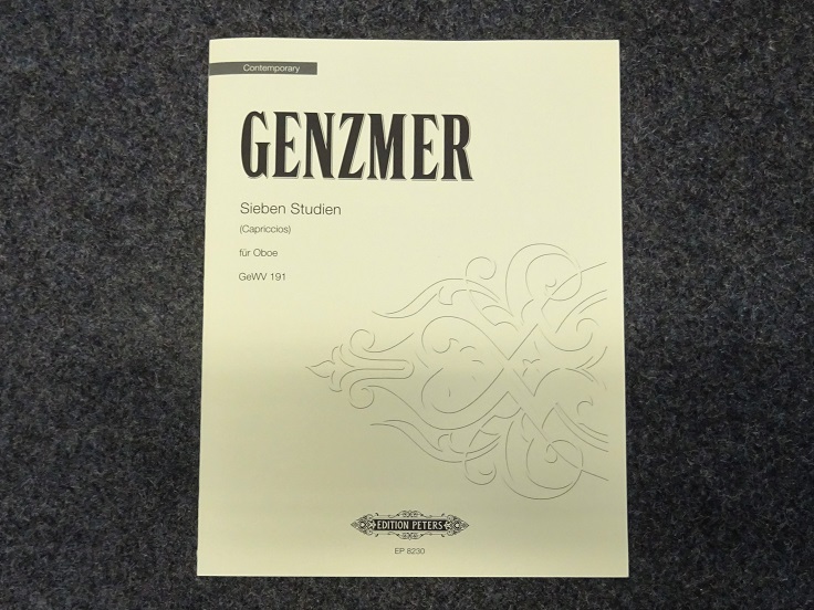 H. Genzmer: 7 Studien (Cappricien)<br>fr Oboe Solo