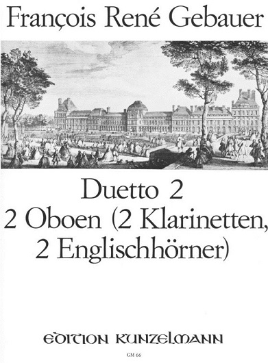 F. Gebauer:Duetto No. 2<br>für 2 Oboen
