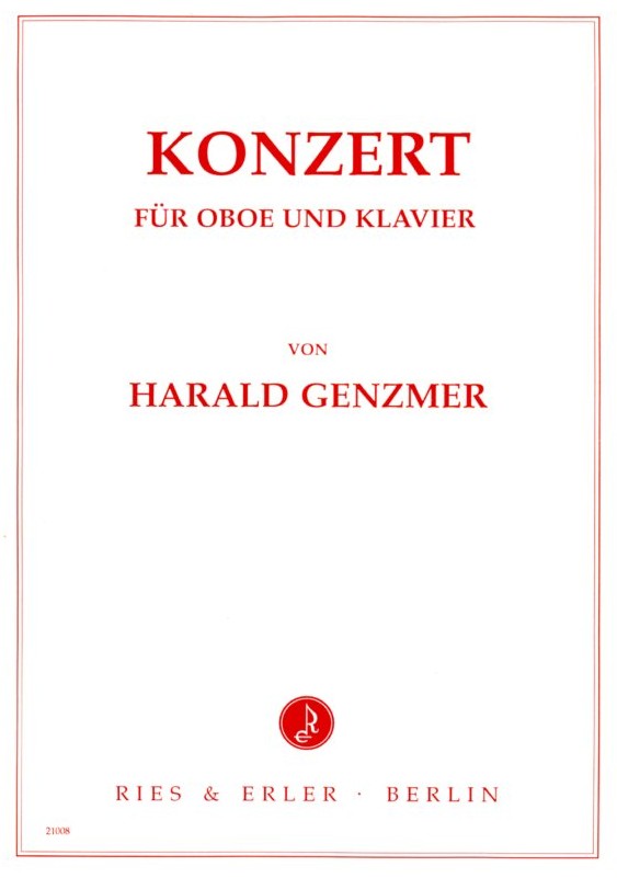 H. Genzmer: Konzert fr<br>Oboe + Orch. / KA