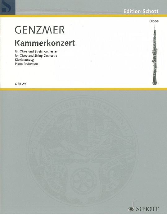 H. Genzmer: Kammerkonzert fr<br>Oboe + Streicher / KA
