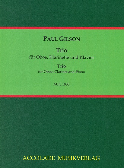 P. Gilson: Trio für Oboe, Klarinette<br>+ Klavier - Accolade