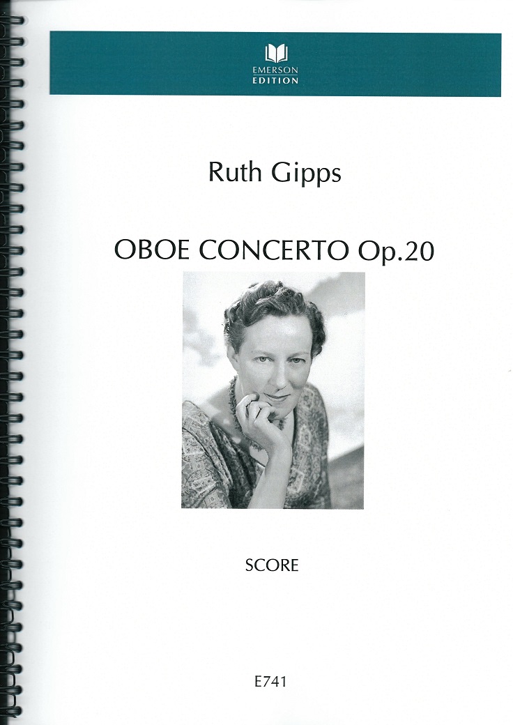 R. Gipps(1921-99): Oboe concert op. 20<br>- Partitur