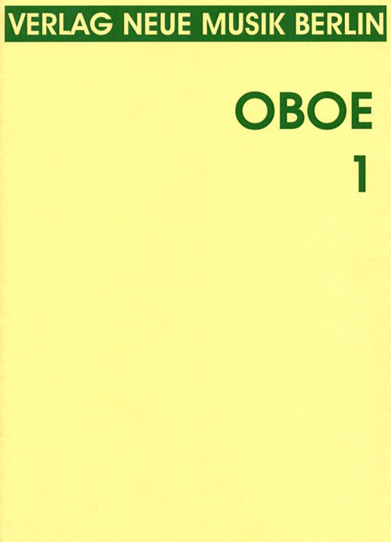 B. Glaetzner: &acute;Oboe 1&acute; Vortragsliteratur<br>für Oboe Solo