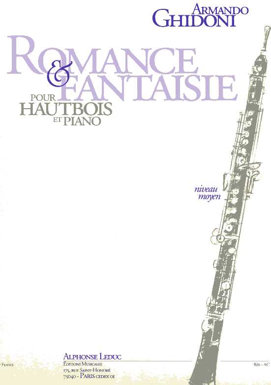 A. Ghidoni: Romance + Fantasie<br>fr Oboe + Klavier