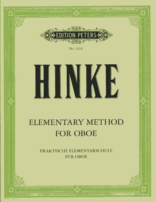 Hinke: Oboenschule<br>