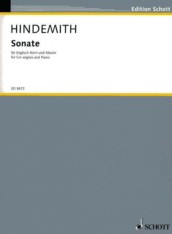 P. Hindemith: Sonate fr Engl. Horn<br>und Klavier
