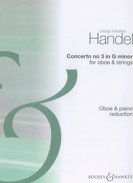 G.Fr. Hndel: Konzert 3 g-moll<br>Oboe + Streichorch. - KA (B&H)