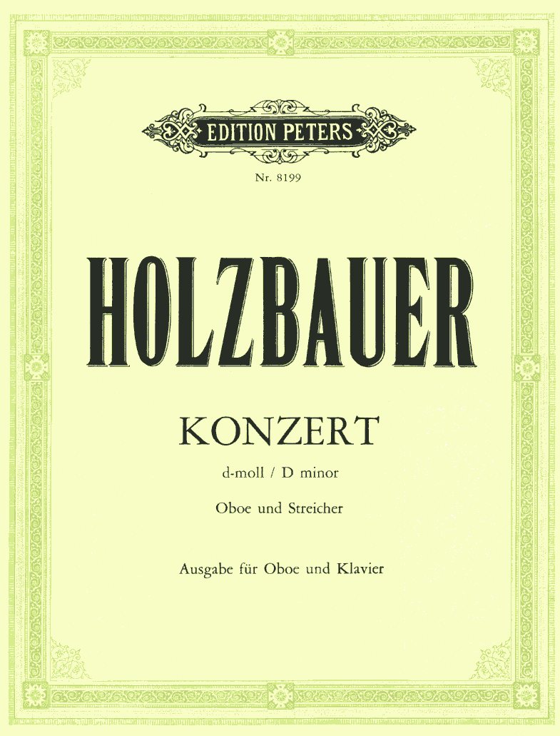 I. Holzbauer: Konzert d-moll fr<br>Oboe + Streicher - KA