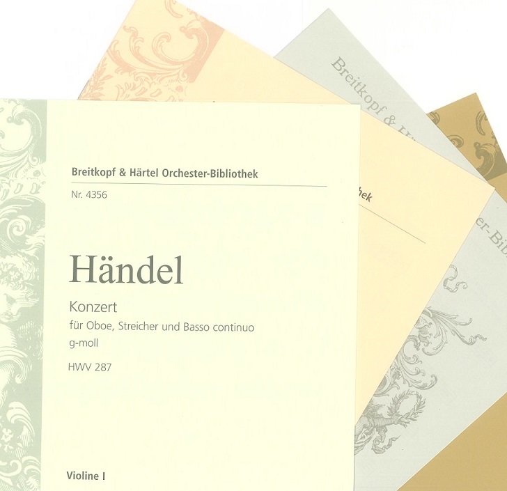 G.Fr. Hndel: Konzert 3 g-moll<br>Oboe + Streichorch. - 1/1/1/1 + BC