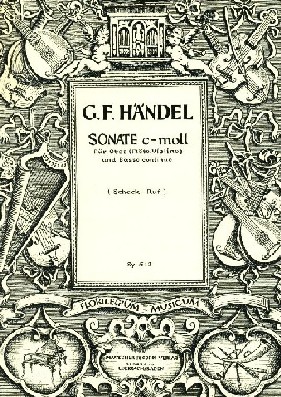 G.Fr. Hndel: Sonate c-moll<br>Oboe + BC /Scheck/Ruf