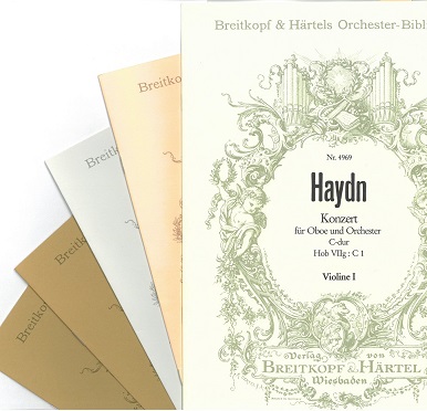 Haydn: Konzert C-Dur Oboe + Orchester<br>Streicher je Stimme