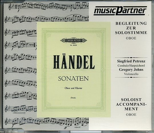 G.Fr. Händel: 2 Sonaten c-moll + g-moll<br>für Oboe + BC -  CD-Begleitung
