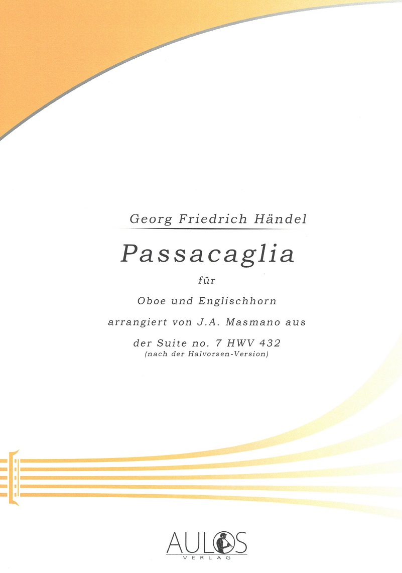 G.F. Hndel: Passacaflia -fr Oboe + Eng<br>aus der Suite no. 7 HWV 432
