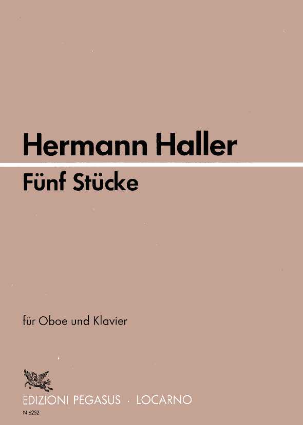 H. Haller(*1914): 5 Stücke für<br>Oboe + Klavier