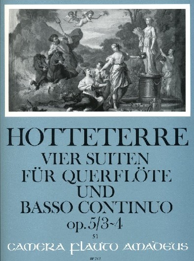 J. Hotteterre: Suite op.5/3+4<br>fr Oboe + BC / Amadeus