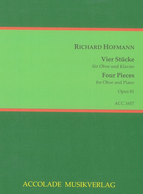 R. Hofmann(1844-1918): Vier Stcke<br>fr Oboe + Klavier