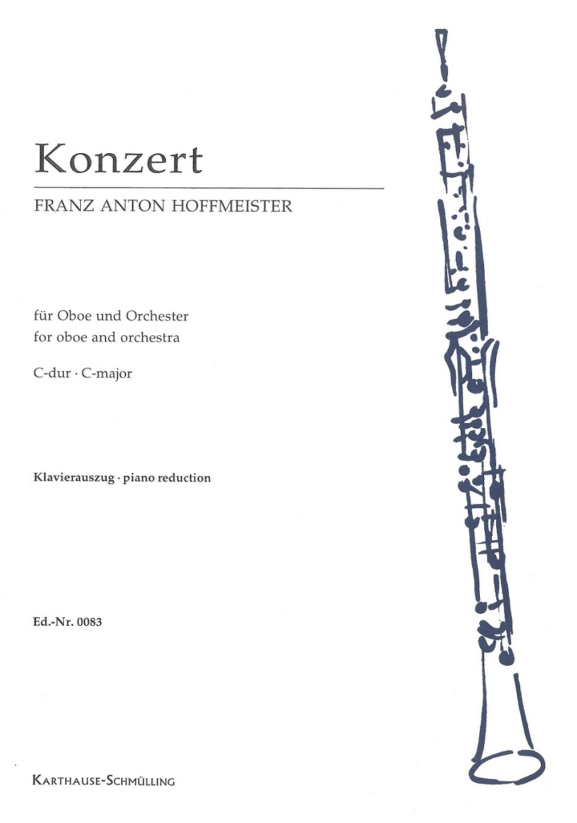 F.A. Hoffmeister: Konzert C-Dur<br>fr Oboe + Orchester - KA