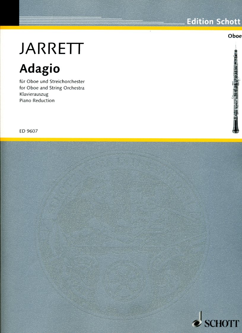 K. Jarrett: Adagio für Oboe + Streich-<br>orchester - Solostimme + KA