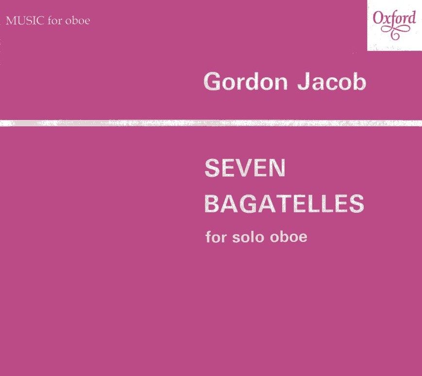 G. Jacob: Seven Bagatelles Oboe Solo<br>