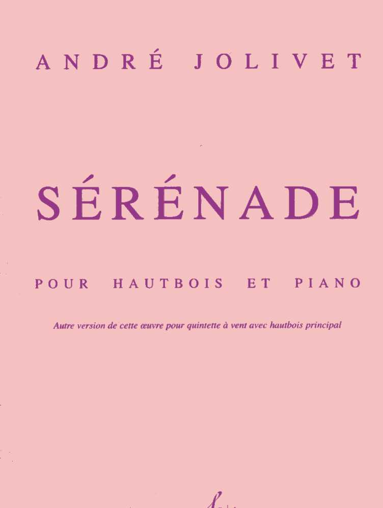 A. Jolivet: Serenade fr Oboe + Piano<br>