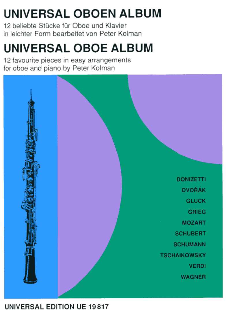 P. Kolmann: Universal Oboen Album<br>12 beliebte Stcke fr Oboe und Klavier