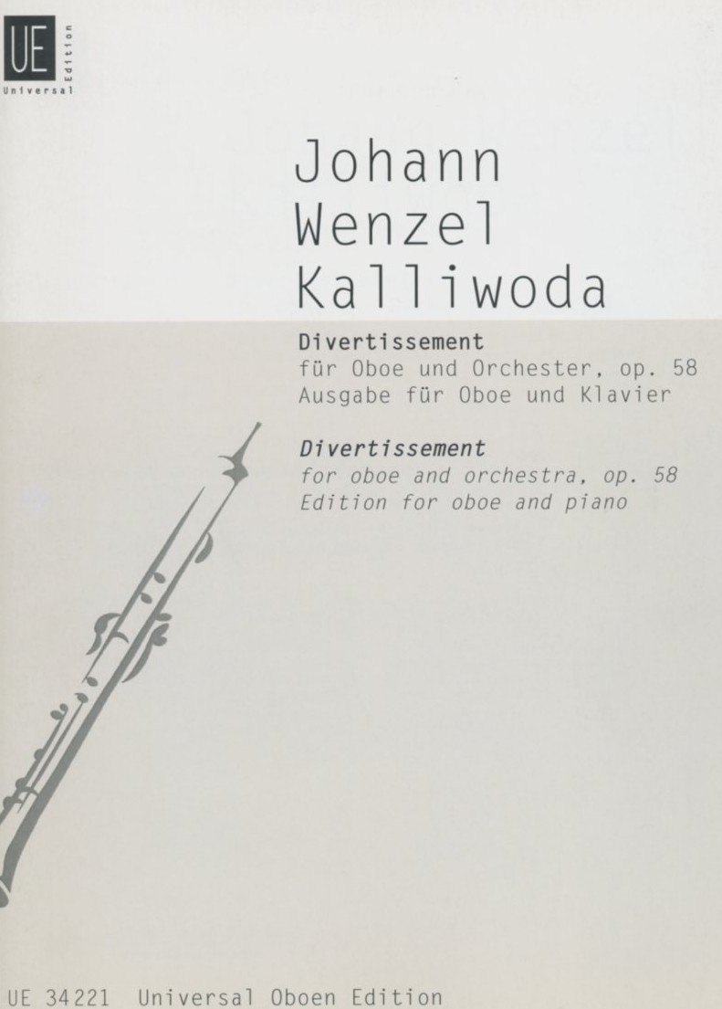 J.W. Kalliwoda: Divertissement op.58<br>fr Oboe + Orchester - KA