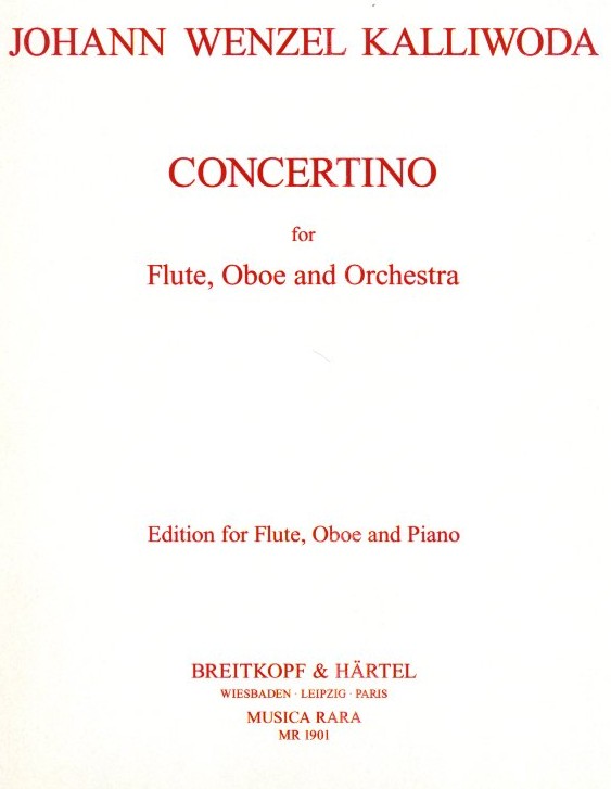 Kalliwoda: Concertino für Flöte, Oboe<br>+ Orchester - KA