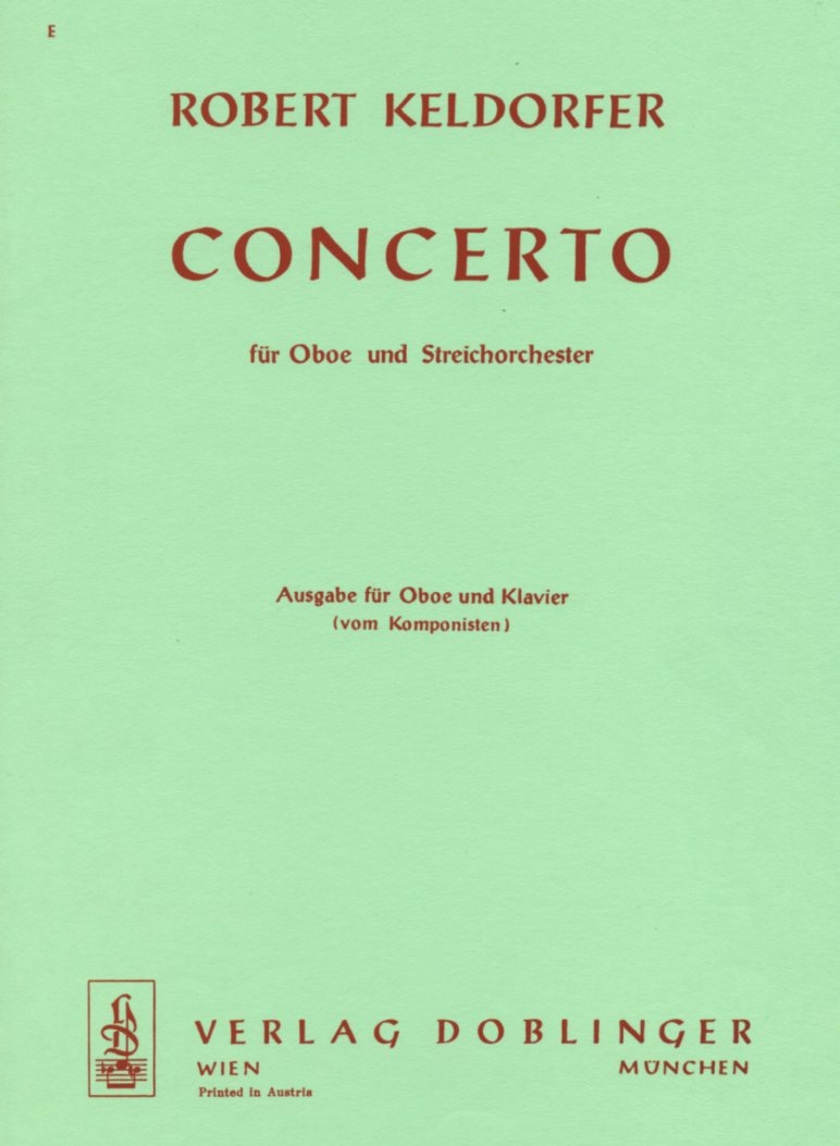 R. Keldorfer(1901-80): Concerto für Oboe<br>+ Streichorchester - KA