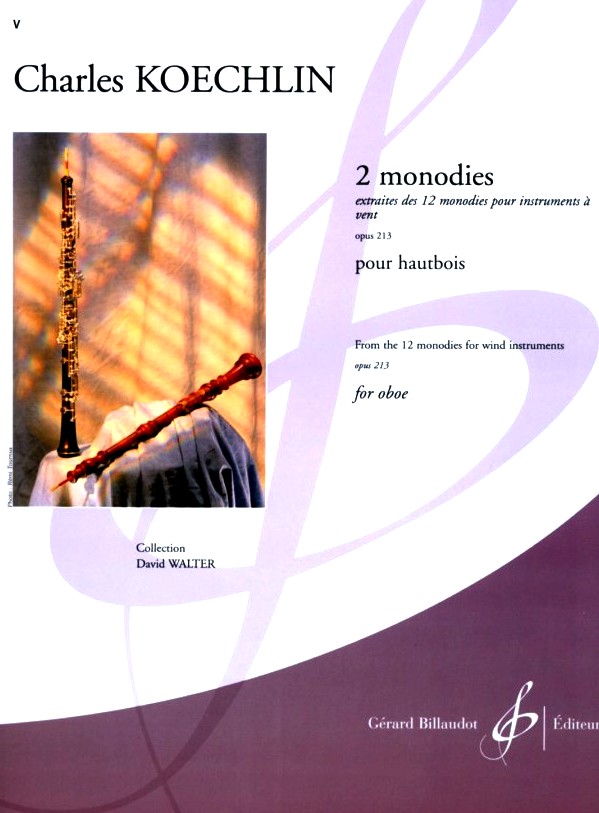 Ch. Koechlin: 2 Monodies from op. 213<br>Oboe solo
