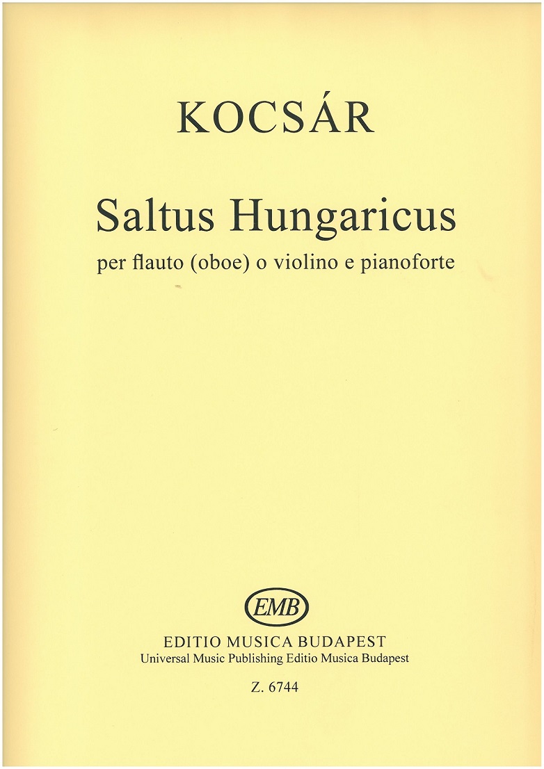 M. Kocsar: Saltus hungaricus<br>fr Oboe + Klavier