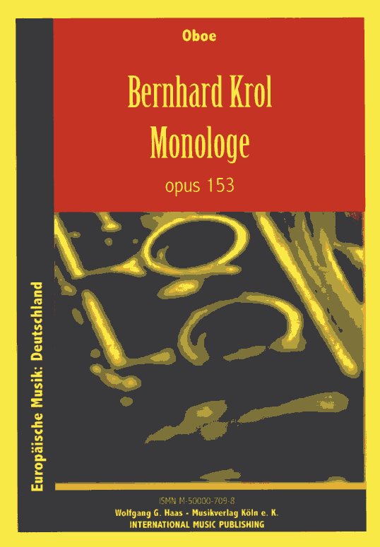B. Krol: &acute;Monologe&acute; op. 153<br>für Oboe solo