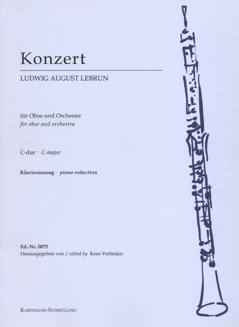 Lebrun: Konzert No. 2 C-Dur fr Oboe<br>und Orchester - KA