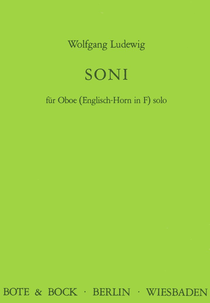 W. Ludewig: Soni fr Oboe/EH Solo<br>