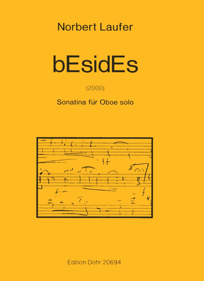 N. Laufer(*1960): bEsidES<br>Sonatine für Oboe solo