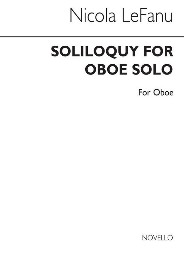 N. LeFanu: Soliloquy - für Oboe solo<br>
