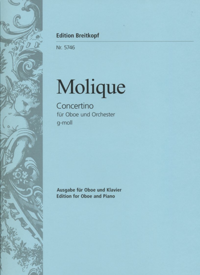 B. Molique: Concertino g-moll für<br>Oboe + Orch. - KA