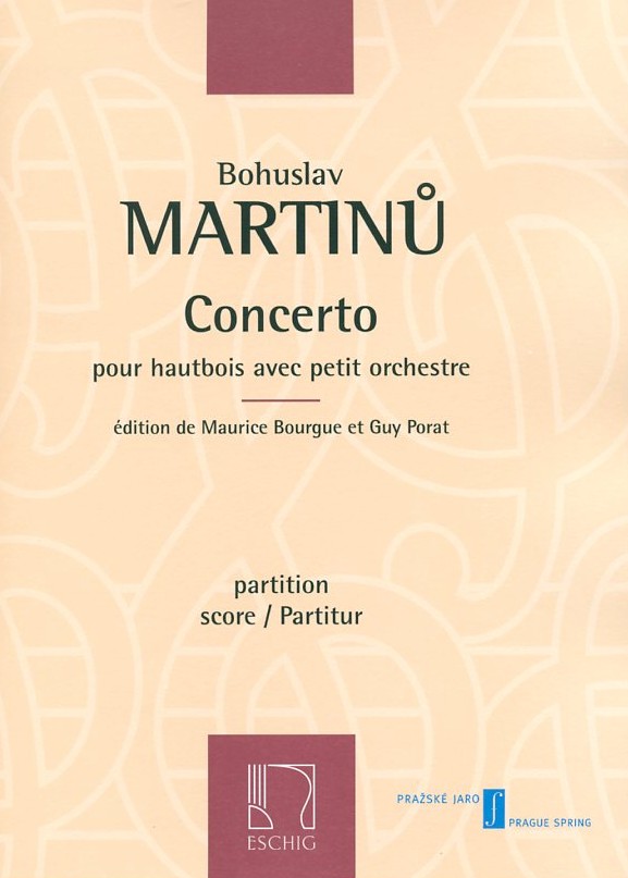 B. Martinu: Konzert fr Oboe<br>+ Orchester - Partitur