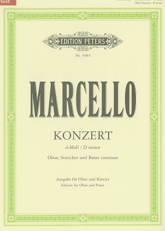 A. Marcello: Konzert d-moll fr Oboe +<br>Streicher - KA / Herausgeber: Fechner