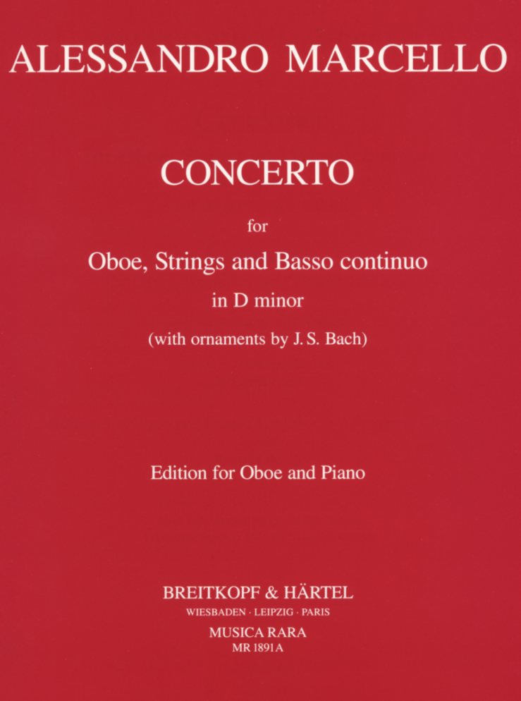 A. Marcello: Konzert d-moll fr Oboe +<br>Streicher - KA / Musica Rara