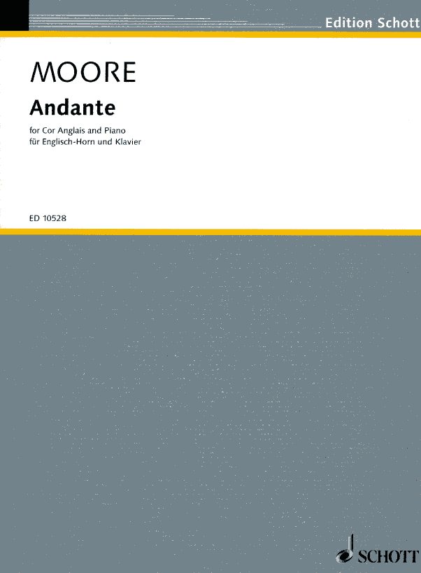 T. Moore: Andante No. 1 für<br>Engl. Horn + Klavier