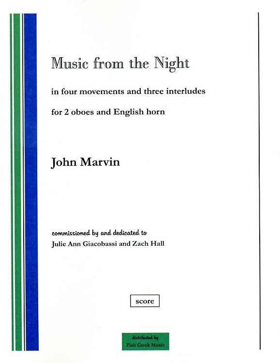 J. Marvin: Music from the Night<br>fr 2 Oboen  + Engl. Horn