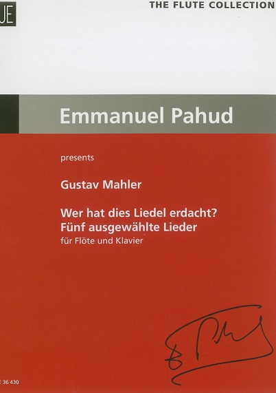 G. Mahler: Fünf ausgewählte Lieder<br>für Flöte (Oboe) + Klavier
