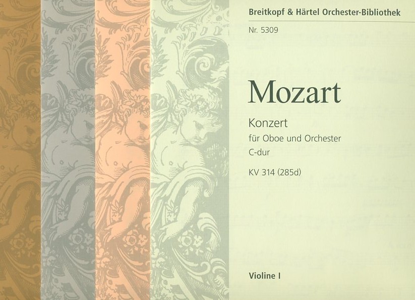 W.A. Mozart: Konzert C-Dur<br>Oboe+Orch./Breitko - Streicher je Stimme