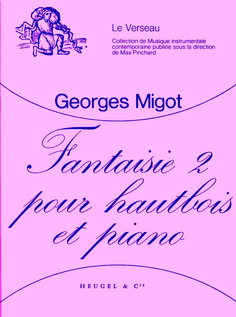 G. Migot: Fantasie 2 - für<br>Oboe + Klavier