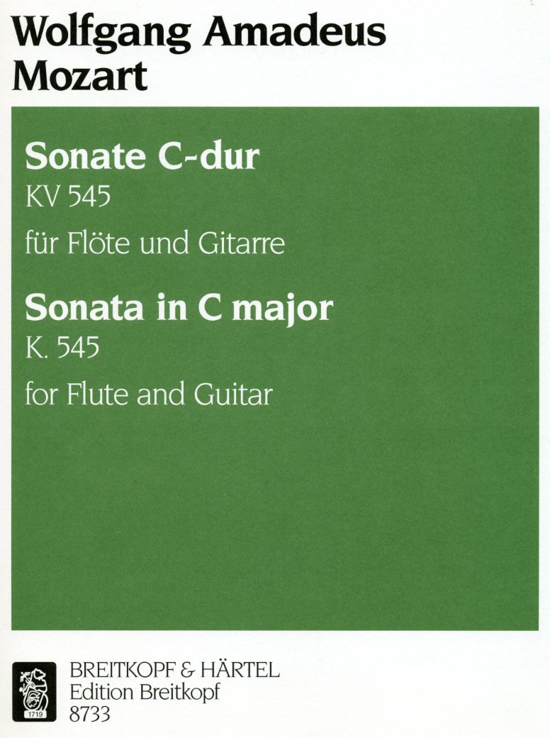 W.A. Mozart: Sonate C-Dur KV 545 für<br>Flöte (Oboe) + Gitarre