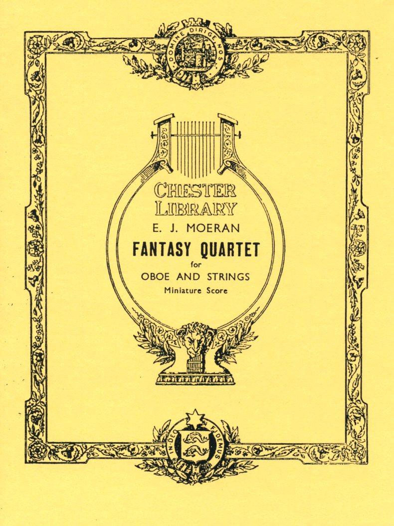 E.J. Moeran: Fantasy Quartet - für<br>Oboe und 3 Streicher - Partitur