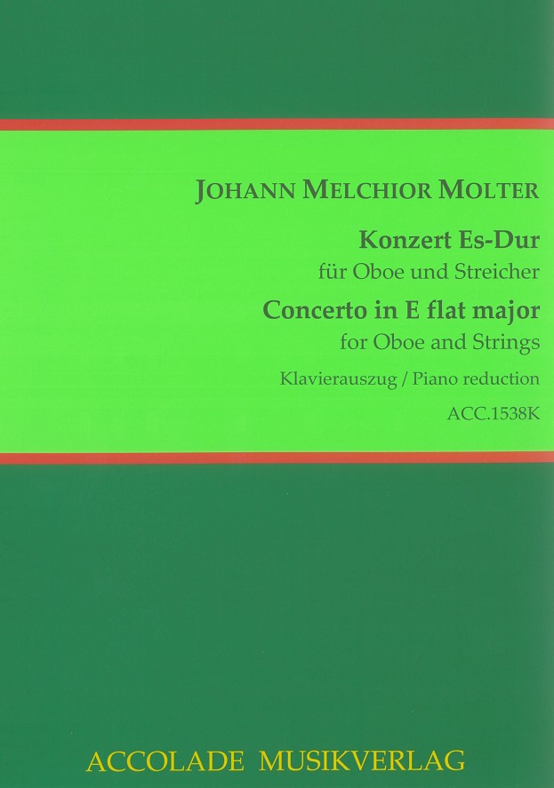 J. Molter: Konzert Es-Dur fr<br>Oboe + Orchester - KA