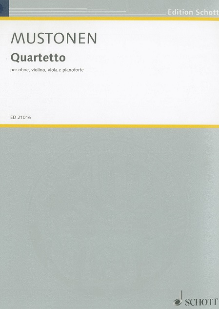 O. Mustonen: Quartetto für<br>Oboe, Vl, Va + Klavier