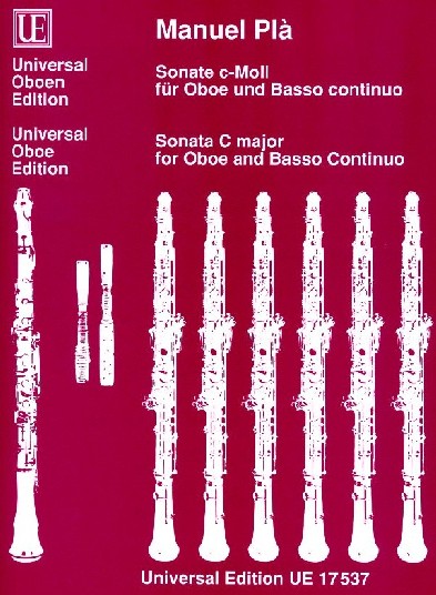 M. Pl: Sonate c-moll<br>Oboe + BC / UE